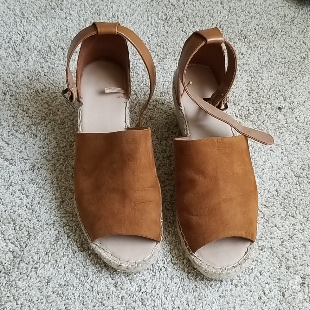 Suede Wedges